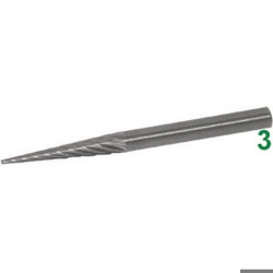 vendita online Mini frese rotative in metallo duro tipo conico.taglio 3. Barrette Per Incisori - Frese Rotative - Alberi Flessibili Sicutool