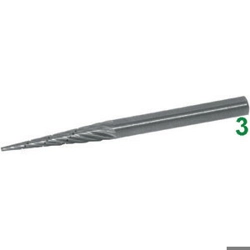 vendita online Mini frese rotative in metallo duro tipo conico.taglio 5. Barrette Per Incisori - Frese Rotative - Alberi Flessibili Sicutool