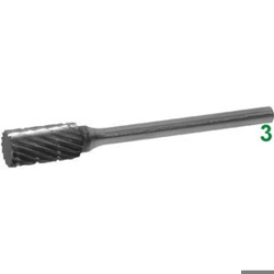 vendita online Frese rotative in metallo duro tipo cilindrico testa liscia. attacco ø mm 3 taglio 5 Barrette Per Incisori - Frese Rotative - Alberi Flessibili Sicutool