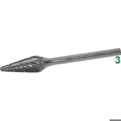 vendita online Frese rotative in metallo duro tipo conico con punta sferica. attacco ø mm 3 taglio 5 Barrette Per Incisori - Frese Rotative - Alberi Flessibili Sicutool