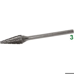 vendita online Frese rotative in metallo duro tipo conico. attacco ø mm 3 taglio 5 Barrette Per Incisori - Frese Rotative - Alberi Flessibili Sicutool