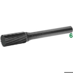 vendita online Frese rotative in metallo duro tipo cilindrico-testa liscia attacco ø mm 6 taglio 3 Barrette Per Incisori - Frese Rotative - Alberi Flessibili Sicutool