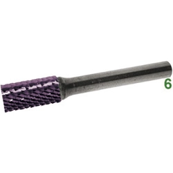 vendita online Frese rotative in metallo duro attacco ø mm 6 taglio 4 rivestimento tialn Barrette Per Incisori - Frese Rotative - Alberi Flessibili Sicutool