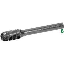 vendita online Frese rotative in metallo duro attacco ø mm 6 taglio 5 Barrette Per Incisori - Frese Rotative - Alberi Flessibili Sicutool