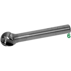 vendita online Frese rotative in metallo duro tipo a sfera attacco ø mm 6 taglio 1 Barrette Per Incisori - Frese Rotative - Alberi Flessibili Sicutool