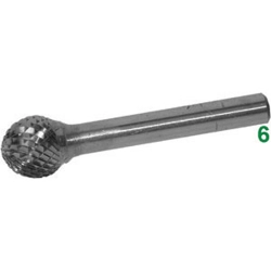 vendita online Frese rotative in metallo duro tipo a sfera attacco ø mm 6 taglio 4 Barrette Per Incisori - Frese Rotative - Alberi Flessibili Sicutool