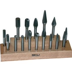 vendita online Assortimenti 16 frese rotative in metallo duro Barrette Per Incisori - Frese Rotative - Alberi Flessibili Sicutool
