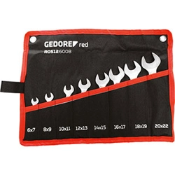 vendita online 8 chiavi fisse in serie mm 6x7-8x9-10x11-12x13-14x15-16x17-18x19-20x22 Chiavi a Forchetta Gedore Red