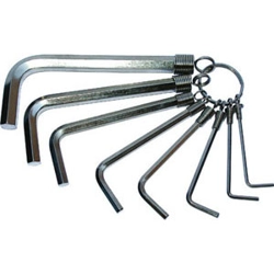 vendita online Serie di 8 pz. art. 914 da mm 2 - 2,5 - 3 - 4 - 5 - 6 - 8 - 10 Chiavi a Brugola Sicutool