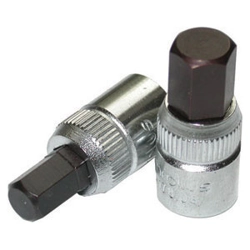 vendita online Chiavi a bussola att. 1/4 din 3120 - iso 1174 in pollici con esagono esterno; Chiavi a Bussola Gedore Red