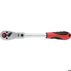 vendita online Leva a cricco con levetta movim. d+s, snodata lungh.mm 246 Chiavi e Leve a Cricchetto Carolus
