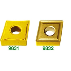vendita online Placchette a fissaggio meccanico forma romboidale (cnmg) asportazione media r 0,8 Utensili per tornire Sicutool