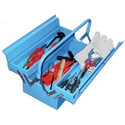 vendita online Cassette lamiera con 35 utensili per uso universale Set e Kit di attrezzi da lavoro Sicutool