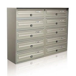 vendita online Casellario postale condominiale slim 10 posti Cassette postali Alubox