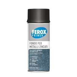 vendita online Ferox primer per metalli zincati 400 ml. Silicone e sigillante - Schiuma poliuretanica Arexons