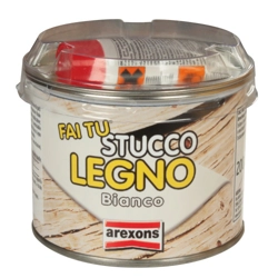 vendita online Stucco legno bianco kit fai tu 200 g. Stucchi Arexons