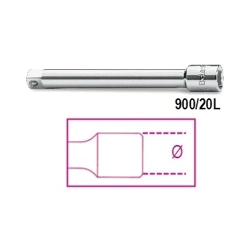 vendita online Prolunga attacchi quadri m/f 1/4" mm.100 art.900/20l Prolunghe - Raccordi - Snodi Beta