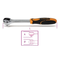 vendita online Cricchetto reversibile attacco quadro maschio 3/8" art.910/55 Chiavi e Leve a Cricchetto Beta