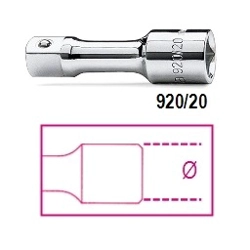 vendita online Prolunga attacco quadro m/f 1/2" mm.75 art.920/20 Prolunghe - Raccordi - Snodi Beta