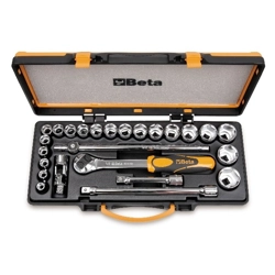 vendita online Cassetta 20 chiavi e 5 accessori 1/2" art.920/c20x Set di chiavi e bussole Beta