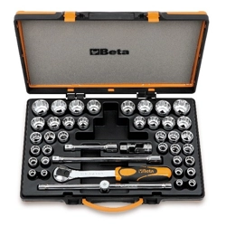 vendita online Cassetta 37 chiavi e 5 accessori 1/2" art.920/c37 Set di chiavi e bussole Beta