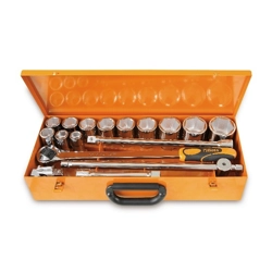 vendita online Cassetta di 12 chiavi in pollici e 5 accessori 3/4" art.928as/c12 Set di chiavi e bussole Beta