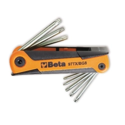 vendita online Serie di 8 chiavi maschio torx art.97tx/bg8 Chiavi a Brugola Beta