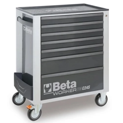 vendita online Cassettiera 7 cassetti e 235 utensili art. bw 2400s g7/s grigio Cassettiere e Scaffali Beta