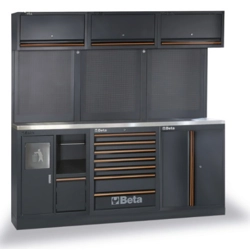 vendita online Combinazione arredo officina c45pro 2.0 ax Accessori banchi lavoro e armadi Beta