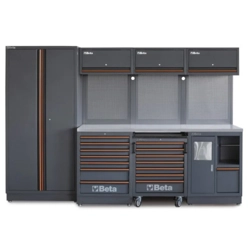 vendita online Combinazione arredo officina c45pro 2.0 x Accessori banchi lavoro e armadi Beta