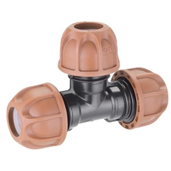 vendita online Raccordo a t ø 20 mm. art.90323 Attacchi raccordi e prese per irrigazione Claber