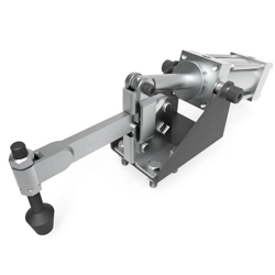 vendita online Bloccaggio pneumatico verticale base piatta braccio regolabile 350 kg. Morse - Banchi Per Tubi Clamptek