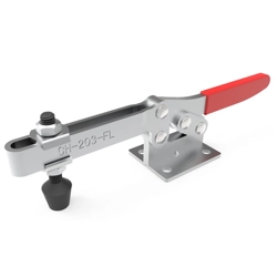 vendita online Bloccaggio orizzontale base piatta braccio regolabile lungo 150 kg. Morse - Banchi Per Tubi Clamptek