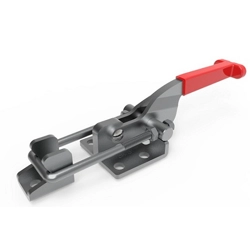 vendita online Bloccaggio a tirante base piatta versione orizzontale 320 kg. inox Morse - Banchi Per Tubi Clamptek