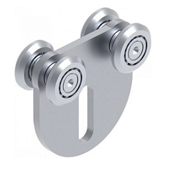 vendita online Carrello scorrevole 4 ruote ø 24 mm. art.24.3 Accessori per cancelli e portoni Fac