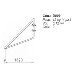vendita online Stabilizzatore maxi per doge80 Accessori e ricambi per scale e ponteggi Facal