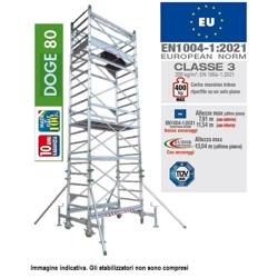 vendita online Trabattello doge80 dg8/1cen22 Trabattelli in alluminio Facal