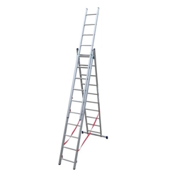 vendita online Scala modello euro stilo a tre rampe 2,30 mt. Scala telescopica e multiposizione Facal