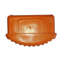 vendita online Copritesta maschio in gomma per scala genia 25x65 mm. Accessori e ricambi per scale e ponteggi Facal