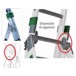 vendita online Cerniera fusione sinistra per scala super prima rif. fu-013 Accessori e ricambi per scale e ponteggi Facal