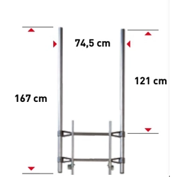 vendita online Coppia maniglione sbarco per scala semplice security system Accessori e ricambi per scale e ponteggi Facal