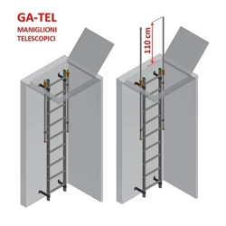 vendita online Maggiorazione per coppia maniglioni sbarco telescopici per scala semplice Accessori e ricambi per scale e ponteggi Facal