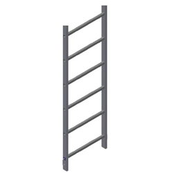 vendita online Spalla di base 6 gradini per trabattello pinna clic clac Accessori e ricambi per scale e ponteggi Facal