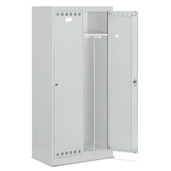 vendita online Armadio spogliatoio perfom 2 scomparti mm.805x500x1750h - grigio ral7035 Armadi Metallici Fami