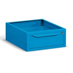 vendita online Armadio cassettiera work/work up a 1 cassetto mm.500x607x210h - blu ral5012 Armadi Metallici Fami