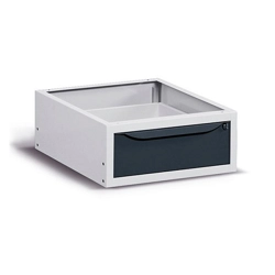 vendita online Armadio cassettiera work/work up a 1 cassetto mm.500x607x210h - grigio ral7035+ral7016 Armadi Metallici Fami