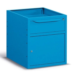 vendita online Armadio work/work up a 1 cassetto e porta mm.500x607x570h - blu ral5012 Armadi Metallici Fami