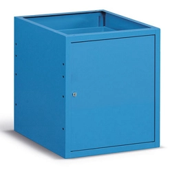 vendita online Armadio work/work up con porta mm.500x607x570h - blu ral5012 Armadi Metallici Fami