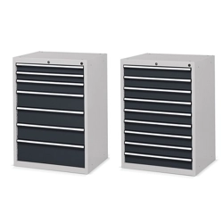 vendita online Cassettiera flexa 36x27 eh a 7 e 9 cassetti estrazione totale mm.717x600x1000h Cassettiere e Scaffali Fami