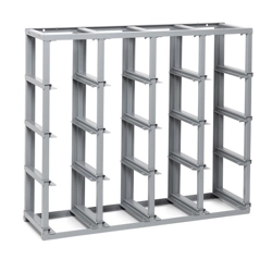 vendita online Scaffale porta contenitori mm.1025x310x885h - grigio ral7000 Cassettiere e Scaffali Fami